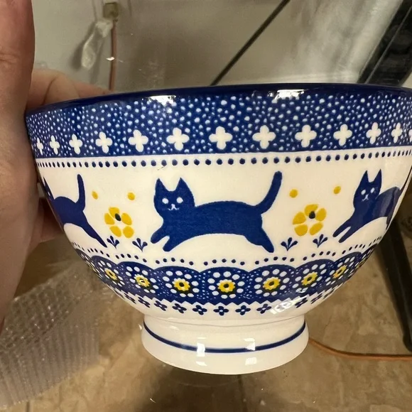 Cat ceramic platter, plate or bowl - Picture 5 of 7